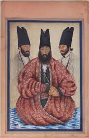 محمد ناصر خان ظهير الدوله لاری اثرى آبرنگى از صنيع الملك